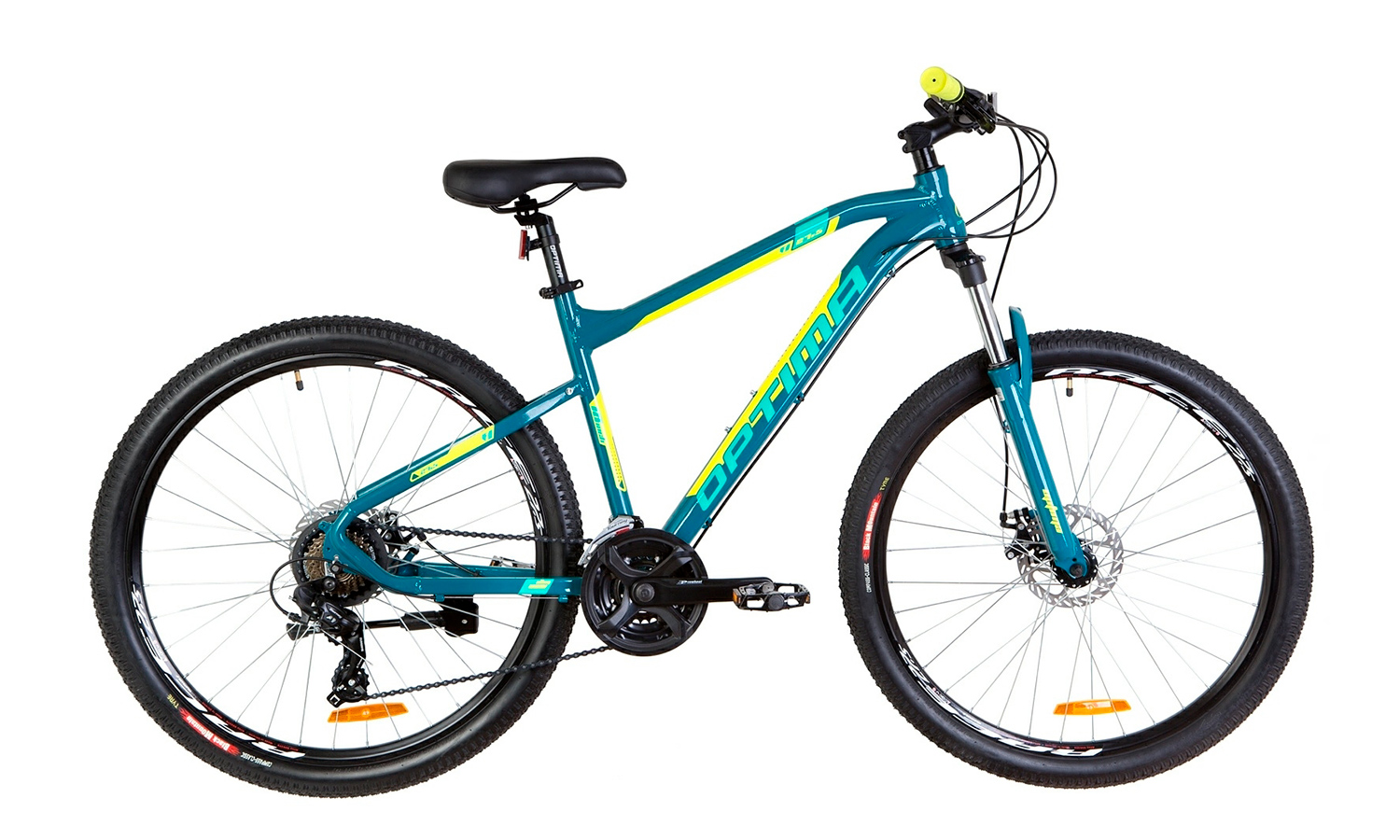 Фотографія Велосипед 27.5" Optimabikes F-1 DD (2019) 2019 Бірюзовий